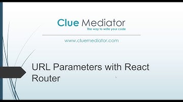 URL Parameters with React Router