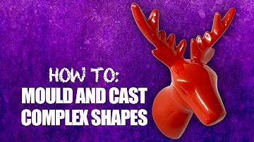 Making silicone box moulds and casting complex shapes in resin from a one piece silicone rubber mold