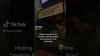 Hiding in the mobile delivery #tiktok #hiding #mobiledelivery #funny