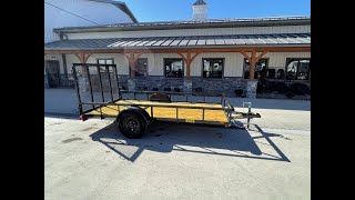 2023 Big Tex Trailers 35ES 6.5x12&#39; Tube Top Landscape Utility Trailer 2995# GVW