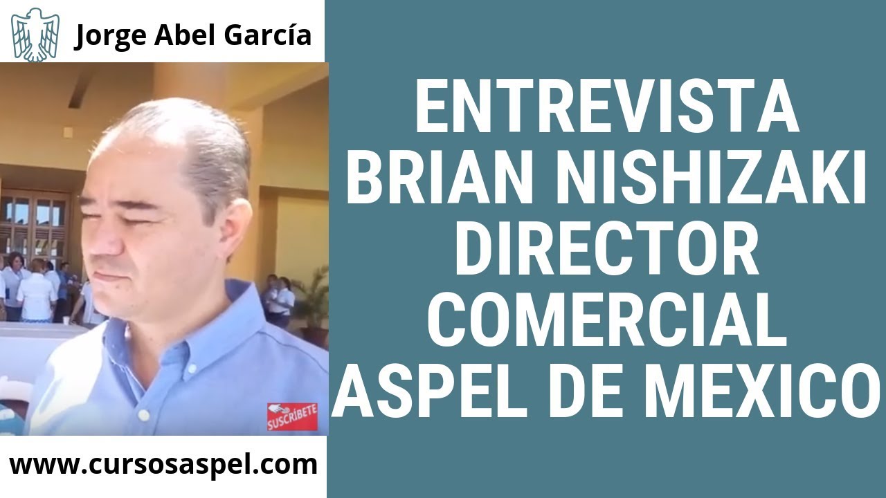 sistemas operacionais 🔴ENTREVISTA BRIAN NISHIZAKI DIRECTOR COMERCIAL ASPEL DE MEXICO