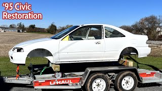 K24 Civic Is Painted! - 1995 Civic Restoration Part 11 by E-Dod 700 views 1 year ago 8 minutes, 53 seconds