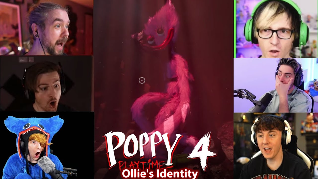 YouTubers Reaction On Poppy Playtime Chapter 4 Ollie's Identity
