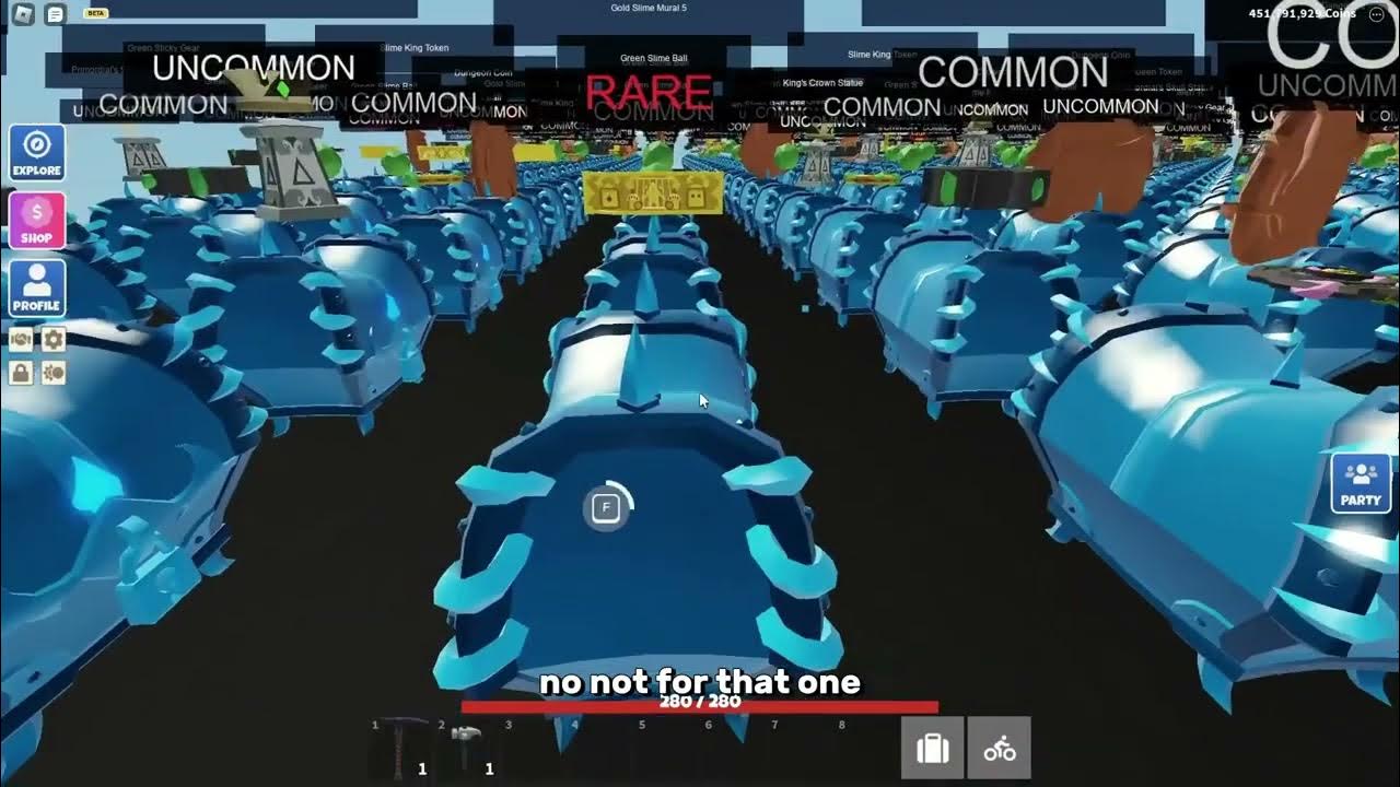 THIS IS WHAT YOU GET when you open 1K dungeon chests Roblox islands