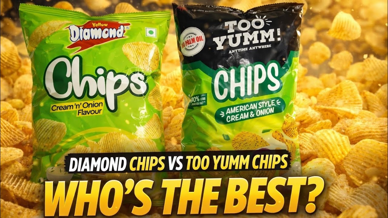Diamond VS Too Yumm Chips Review 🧅 | Lays Se Sasta & Zyada Majedaar! 😱