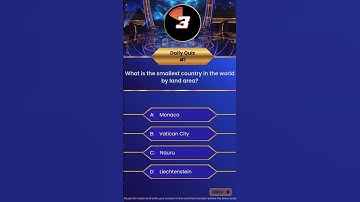 Daily Trivia Challenge – #1