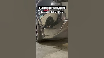 Camaro Z28 Diffuser @AutoAddictUSA #autoaddictusa #sportscar #chevroletcamaro #camaro #camaromods