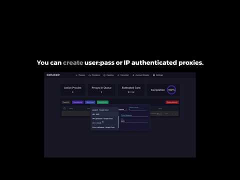 Sneaked Tools: Cross-Platform Sneaker Application