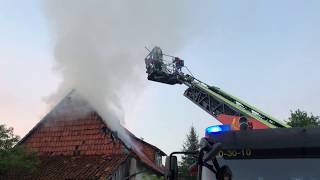 Kurzclip Hausbrand Im Northeimer Ortsteil Edesheim