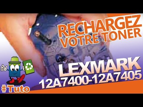 12A7400 - 12A7405 Lexmark Toner Série E321 : Recharger Facilement Le Toner