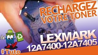 12A7400 - 12A7405 Lexmark Toner Série E321 : Recharger Facilement Le Toner