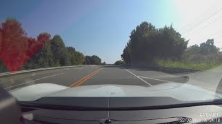 Workers caught joyriding in a Corvette on a dashcam
