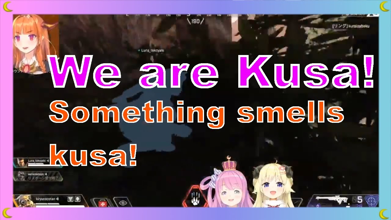 Coco And Luna Become Grass Kusa 草 In Apex Legends Hololive Eng Sub Youtube