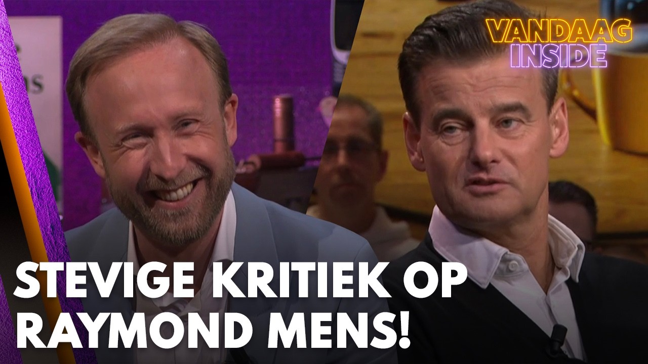 Raymond Mens wordt live op tv geconfronteerd met stevige kritiek: 'Had ze gedronken?'