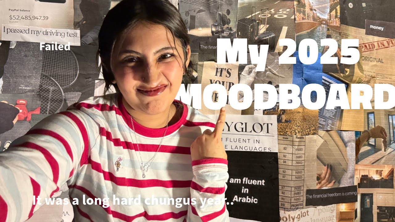 Brutally evaluating my 2025 MOOD BOARD to see if any of it actually came true  * embarrassing* 