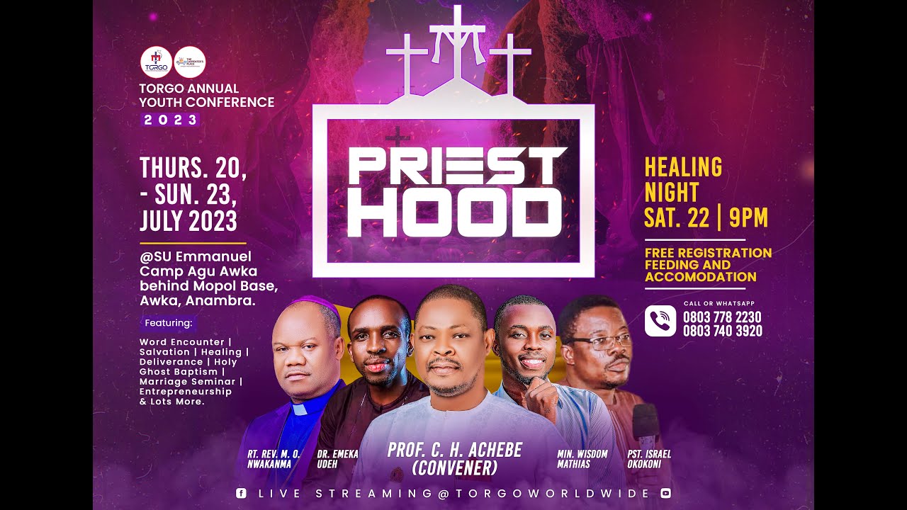 TORGO ANNUAL YOUTH CONFERENCE 2023 || PRIESTHOOD DAY 3 - YouTube