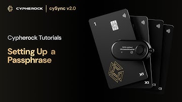 How to Set Up a Passphrase for Wallets in Cypherock X1 Hardware Wallet?