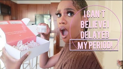 HOW TO DELAY YOUR PERIOD WITH 1 PILL!💊