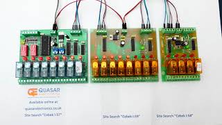 Cebek I-57 Sequential Relay Controller with Expansion Boards I-58 and I-59