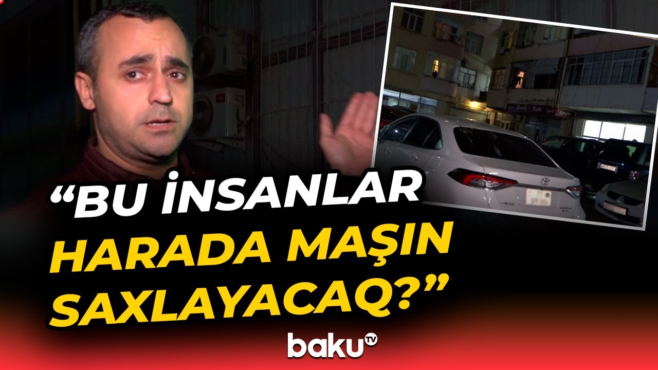 Hamı işdən gəlir, yer tapmaq olmur | Yasamal sakinlərinin parklanma problemi - Baku TV