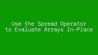 Spread Operator