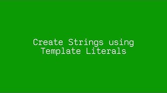 Template Literals