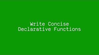 Declarative Functions