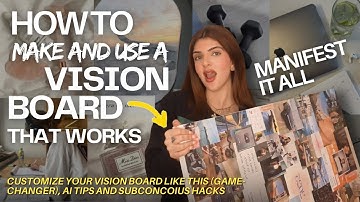 The Real Way to Make a Vision Board | Make Your 2026 Vision Board With AI + Subconscious Programming