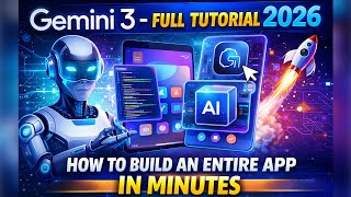 Gemini 3 AI Full Tutorial 2026 🔥 Build a Complete App in Minutes (No Coding) in Hindi