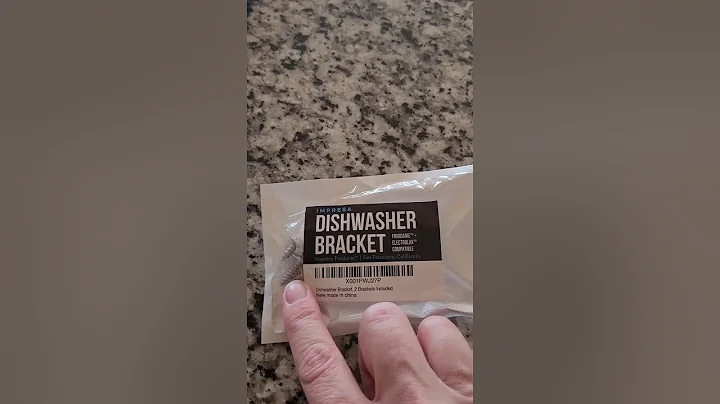 Frigidaire Gallery Dishwasher bracket swap from to...