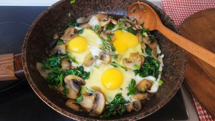 Scrambled Eggs Spinach Mushroom How To Cook Sizzle Healthy Simple Recipes Youtube Scrambled Eggs Spinach Mushroom How To Cook Sizzle Healthy Simple Recipes Youtube
