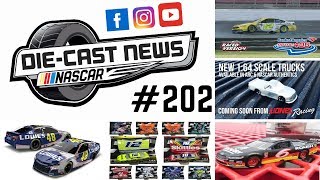 NASCAR Die-Cast News 202 (NASCAR Authentics 2018 Wave 8 & 1:64 Trucks are OFFICIAL!)