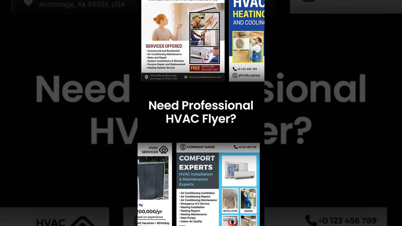 HVAC Flyers! ❄️🔥 