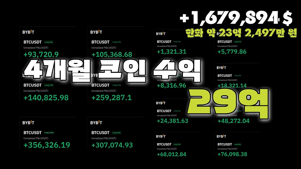 코인 시작 한지 1년 +29억 졸업. 수고하셨습니다. [코인하는 덕츄리]