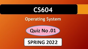CS604 QUIZ No.1 SPRING 2022 || VU WORLD
