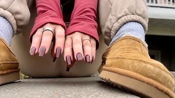 outdoor textures lofi asmr (concrete + tree scratching)