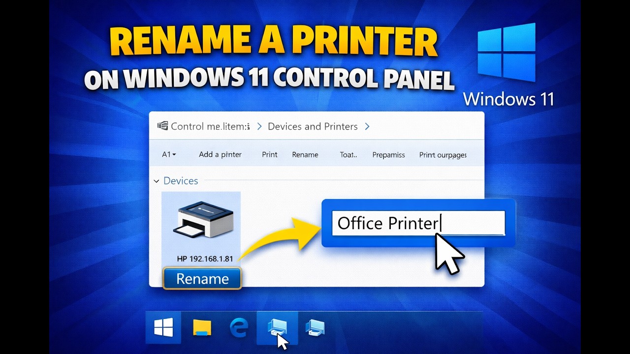 How to Rename a Printer on Windows 11 Control Panel | GearUpWindows ...