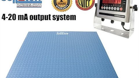 SellEton Op-916 industrial Floor Scale integration with 4-20 mA Analog output