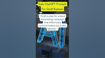 ChatGPT Prompt:  Building Brand Awareness Locally #chatgpt  #aiforbusiness #artificialintelligence