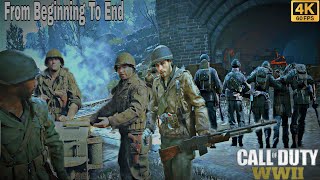 End The Game : Call Of Duty WWll | Start To Ending Mission | 60FPS gameplay