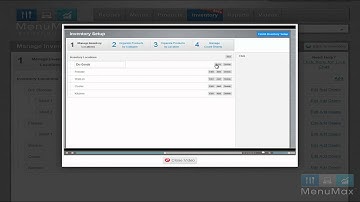 MenuMax Inventory Overview