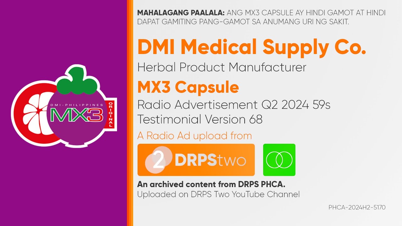 MX3 Capsule Radio Ad Q2 2024 59s (Testimonial Version 68) [ST]
