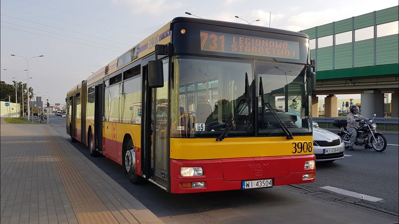 MAN NG313 #3908 MZA Warszawa (linia 723) ♪ ZF ♪