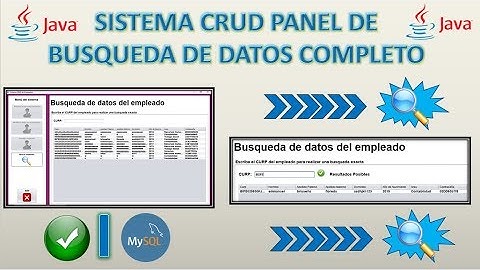 Sistema CRUD / Panel de Busqueda (Completo) /🤔 ¿Último o Penúltimo? 🤔/ JAVA  / Video (22/24)