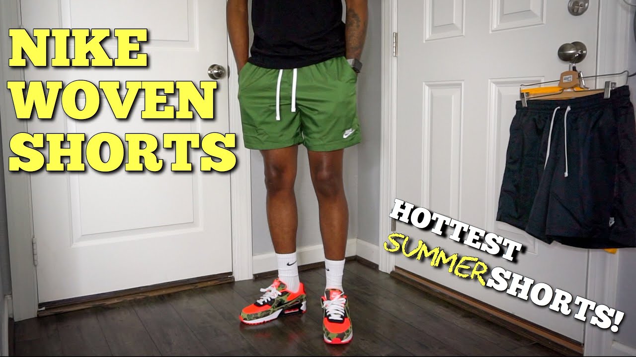 woven nike shorts mens