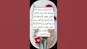 سورة الشرح🌸 #egzonibrahimi #اكسبلور #دعاء #تيك_توك #quran #لايك #shortvideo #ترند #قران_كريم