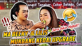 VLOG MUKBANG ALA MAK BECKY AND LILIS II (UMI UPGRADE STORE)⁉️ GUARANTEED TO BE FUN ‼️😱🤤🤗