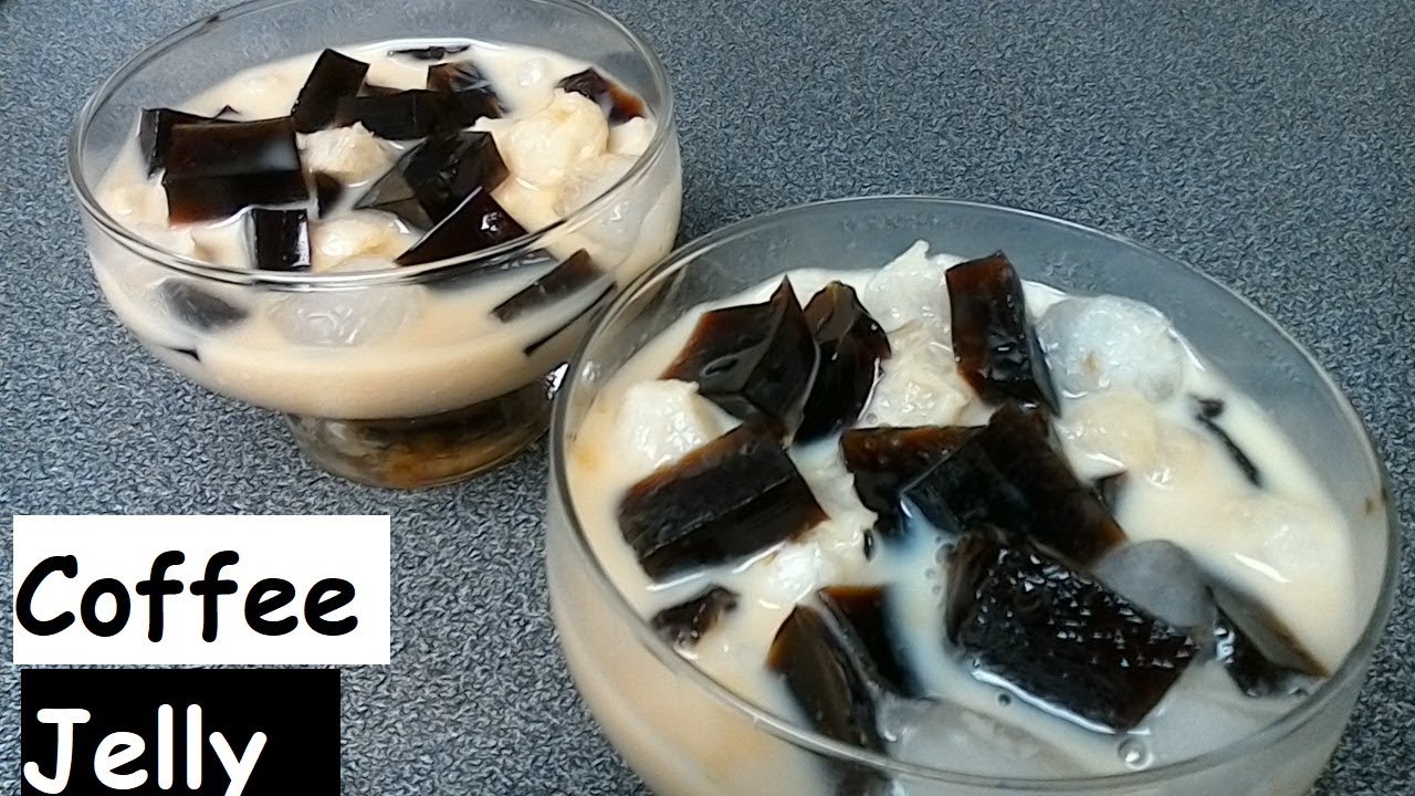Coffee Jelly Recipe Coffee Jelly Dessert YouTube