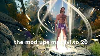 Unlock level Curve Level 13-20 BG3 mod