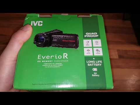 Camcorder for YouTube , Unboxing the JVC GZ-R435BE